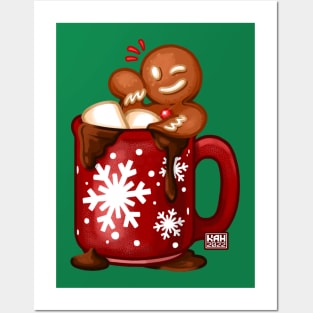 Gingerbread Cocoa Mug Posters and Art